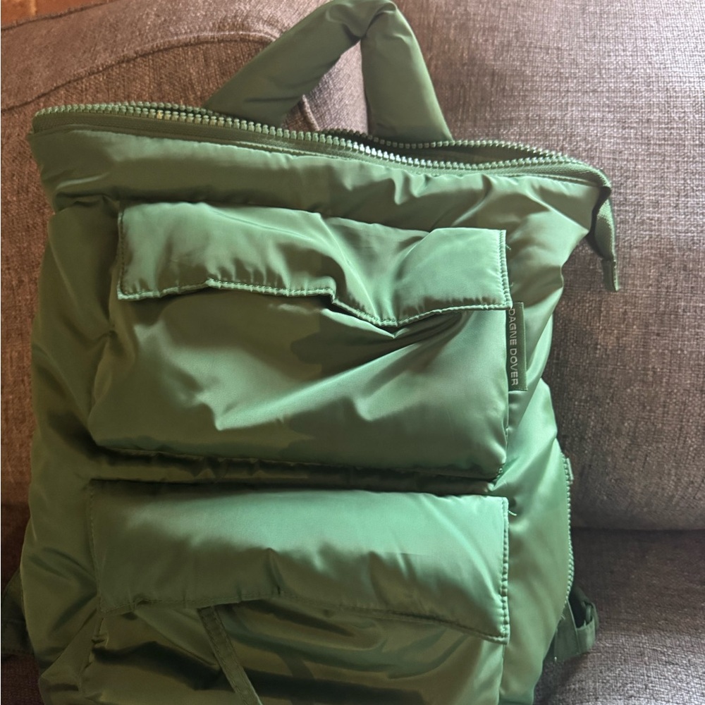 Dagne Dover Forest Green Puffer Bag